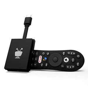 TiVo Stream 4K – UHD, Dolby Vision HDR y Dolby Atmos Sound – Control remoto por voz Google Assistant – Plug-in Smart TV
