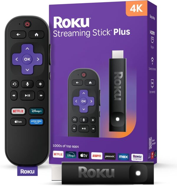 Roku Streaming Stick Plus 2025 4K
