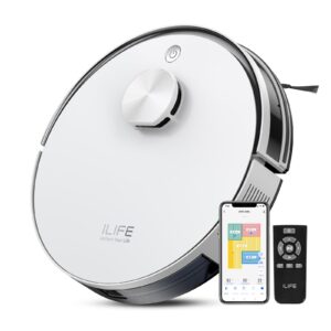 ILIFE Robot Aspiradora A30s succión máxima de 10000 Pa Navegación LiDAR