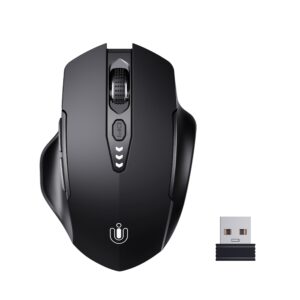 Uineer Ratón inalámbrico recargable de 2.4 GHz