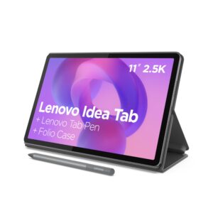 Lenovo Idea Tab - Pantalla táctil IPS de 11" 2.5K - 90Hz - 8 GB de memoria - 256 GB de almacenamiento- Lenovo Tab Lápiz y Funda