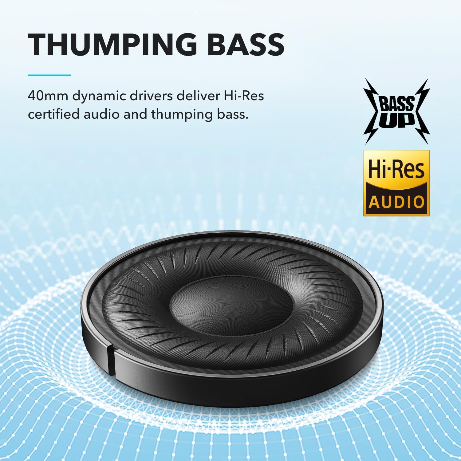 Soundcore by Anker Q20i Auriculares híbridos con cancelación activa de ruido colo negro - Imagen 3