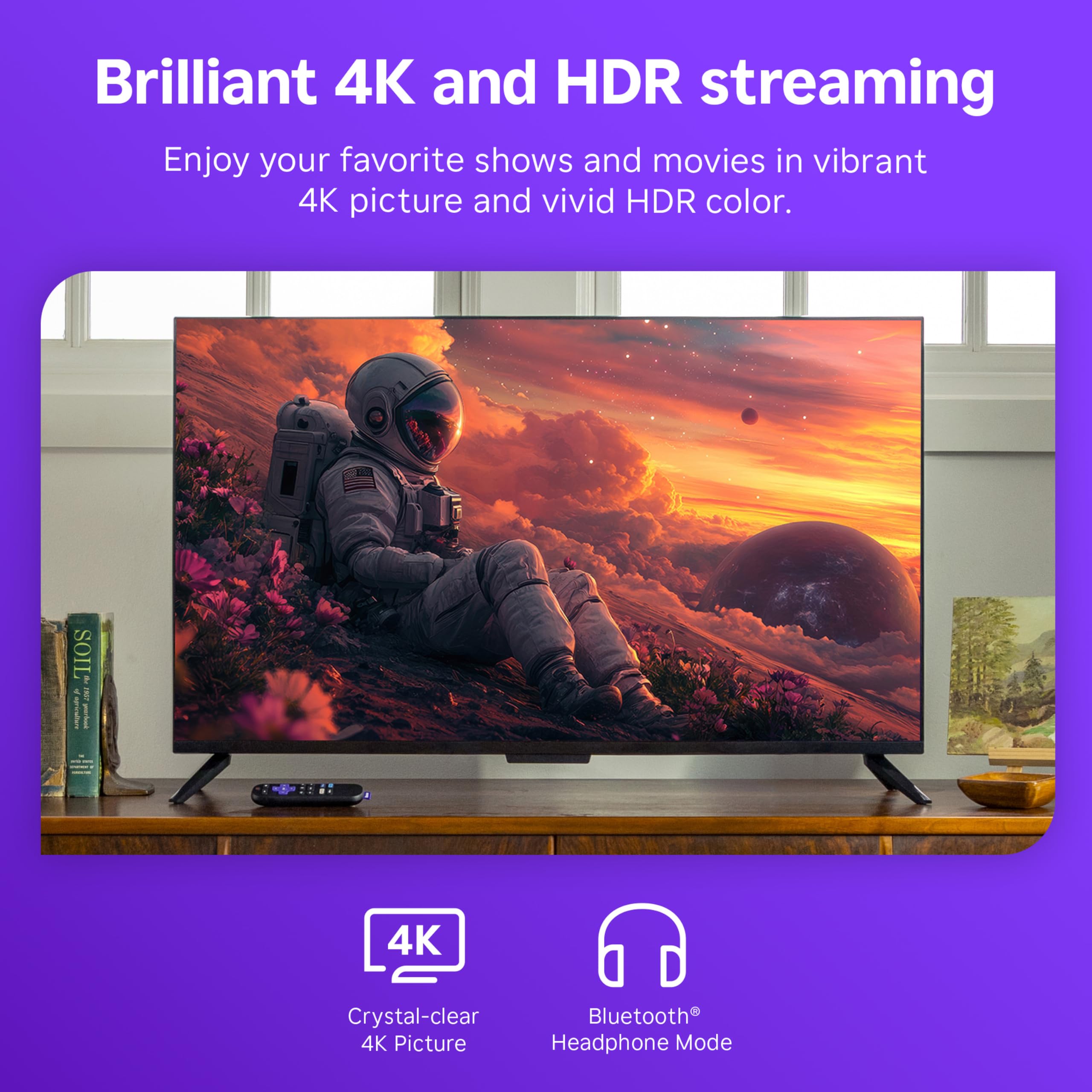 Roku Streaming Stick Plus 4K y HDR con control remoto por voz - Imagen 4