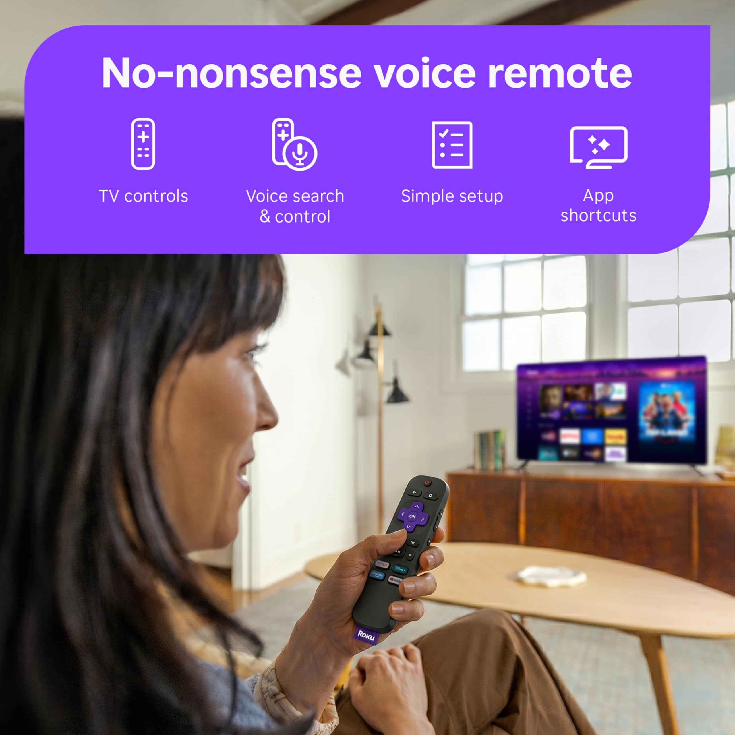 Roku Streaming Stick Plus 4K y HDR con control remoto por voz - Imagen 6